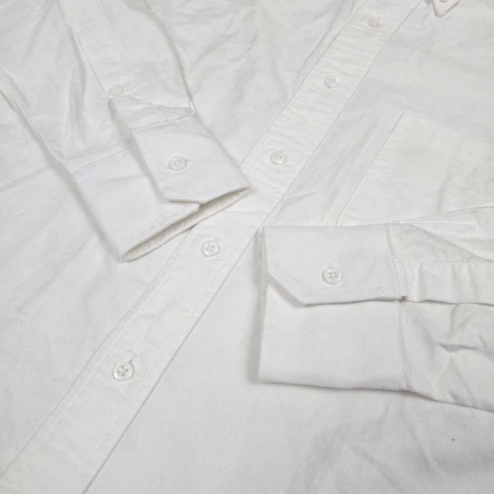 Thom Browne White Shirt with Multicolor Sleeve Stripes Size 1 (Small) - Picture 3 of 8
